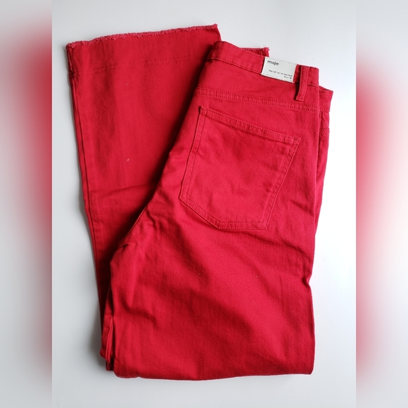 🎈Host Pick🎈Maje | Cropped High-rise Wide-leg Jeans - Picture 6 of 16